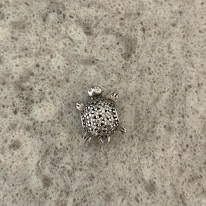 Pandora turtle crystal charm